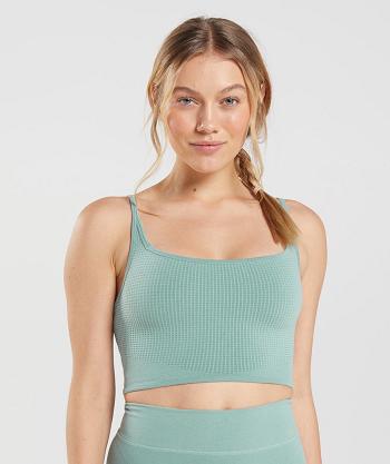 Gymshark Pause Seamless Bralette Sport Bh Dam Blå | SE 2874TCE